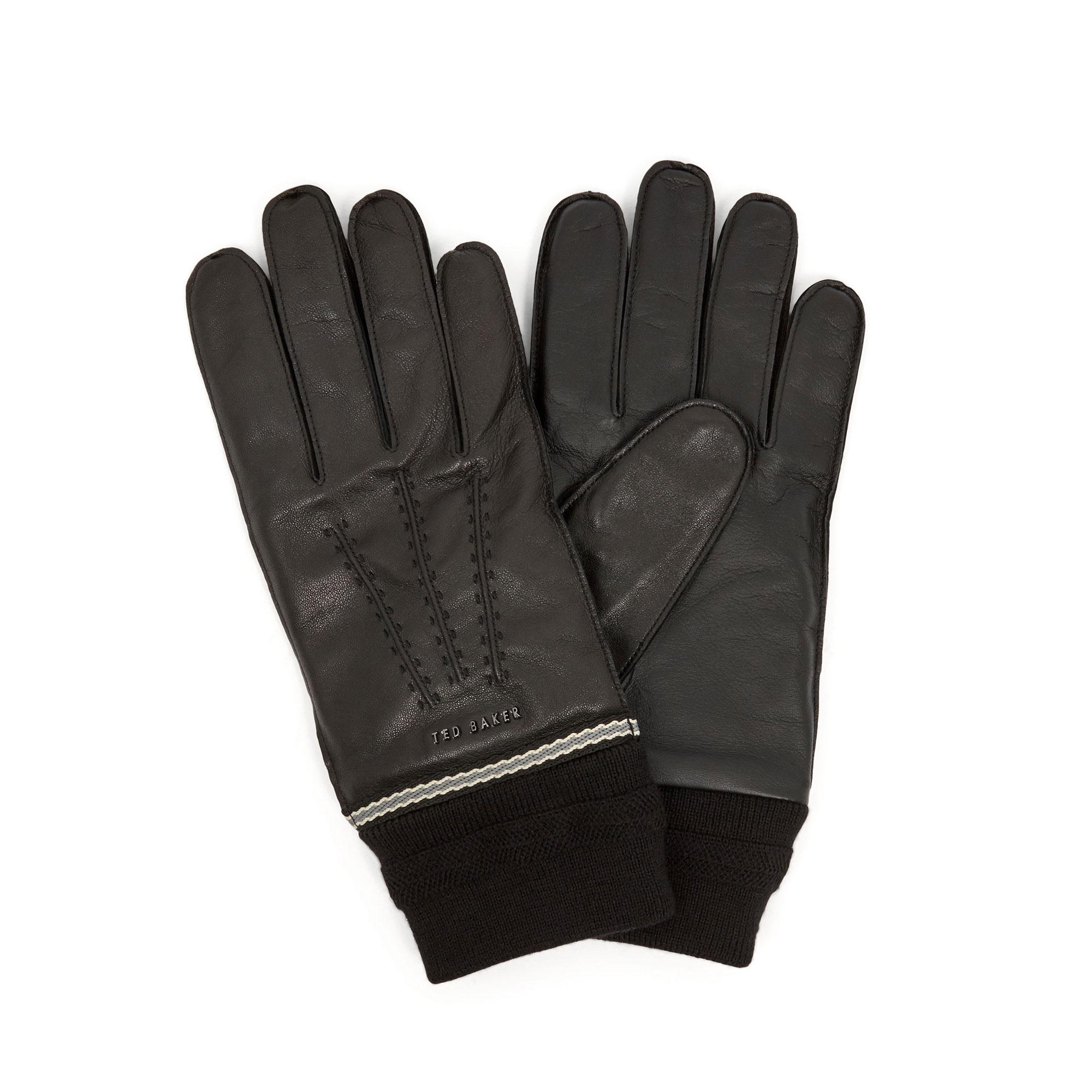Quirk Webbing Leather Gloves